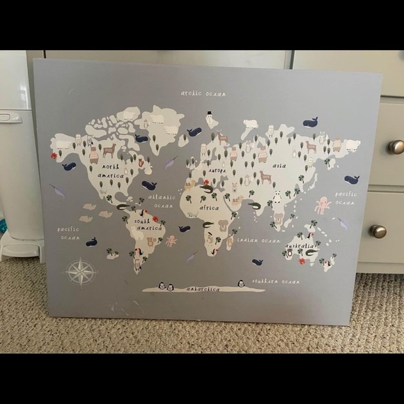 Nursery Arctic Ocean wall art - Picture 1 of 2